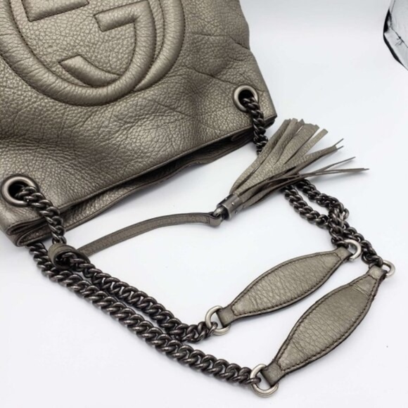 Gucci GG Soho on Chain Medium Shoulder Bag - Picture 6 of 15